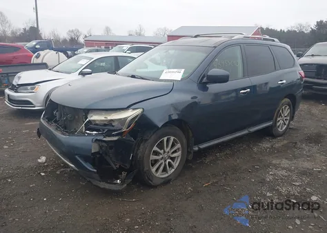 2016 Nissan Pathfinder S z USA, uszkodzony, nr VIN 5N1AR2MM8GC622210